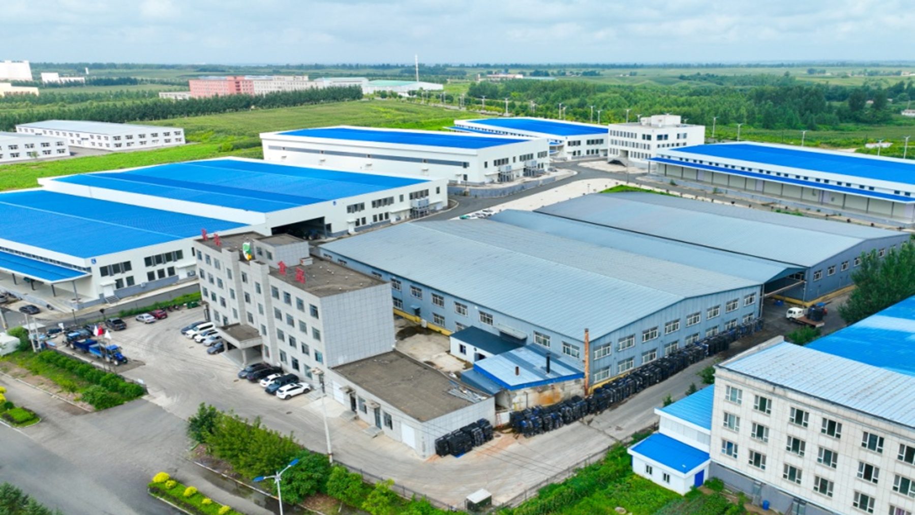 Aerial view of Jiamei factory